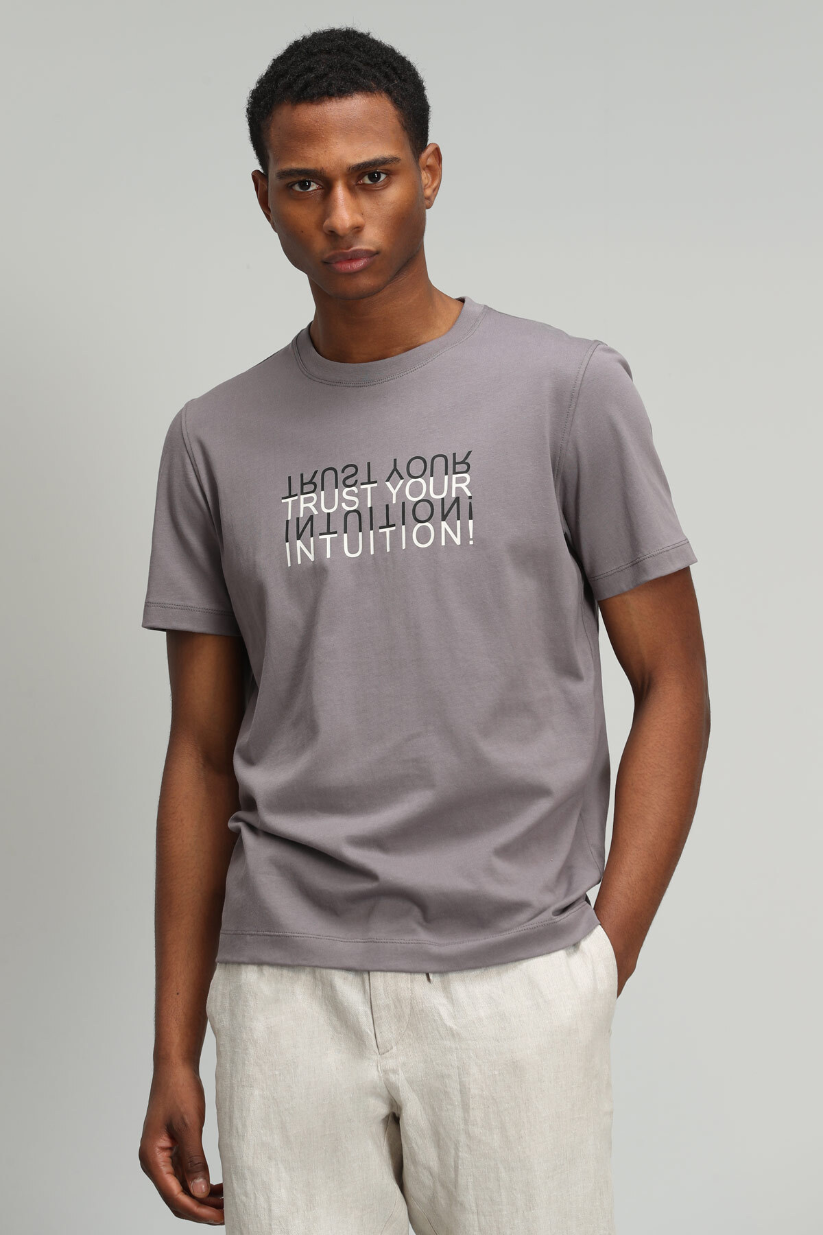 Arezzo Modern Grafik T- Shirt Vizon