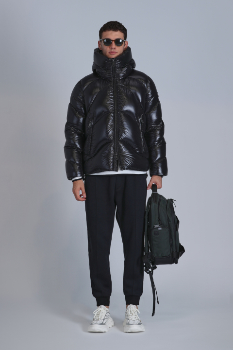 Armı Kaz Tüyü Erkek Mont Siyah - Lufian (1)