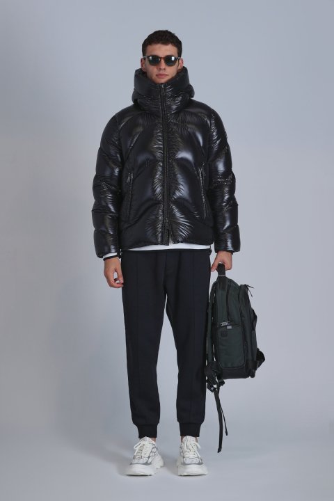 Armı Kaz Tüyü Erkek Mont Siyah - Lufian (1)