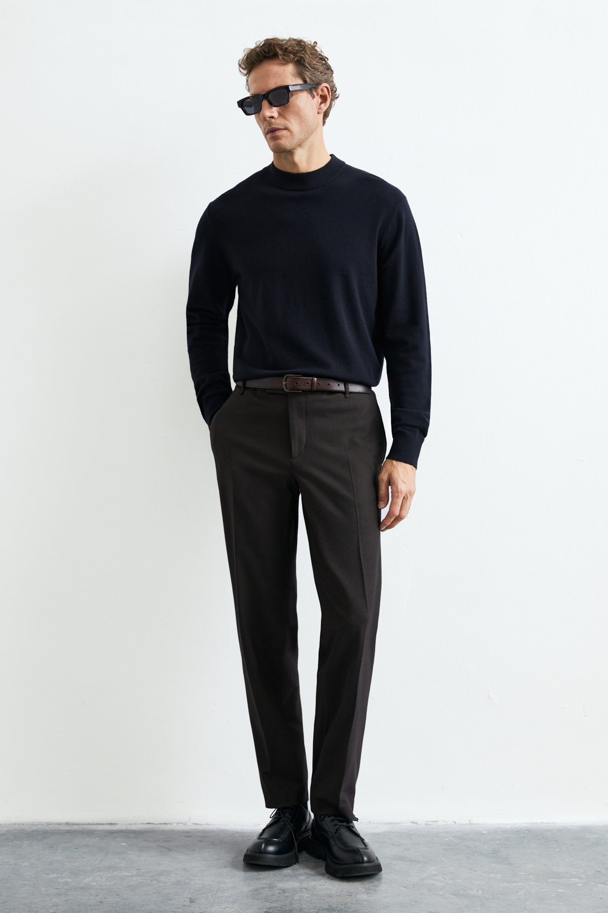 Mens Sweater Black - Lufian