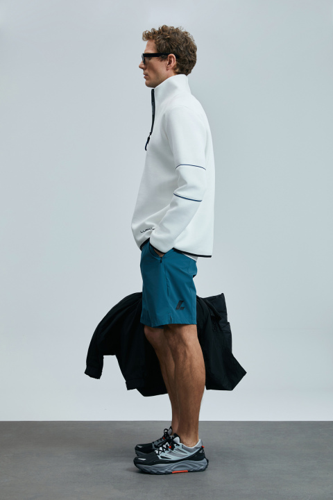 Art Erkek Sweatshirt Kırık Beyaz - Lufian (1)