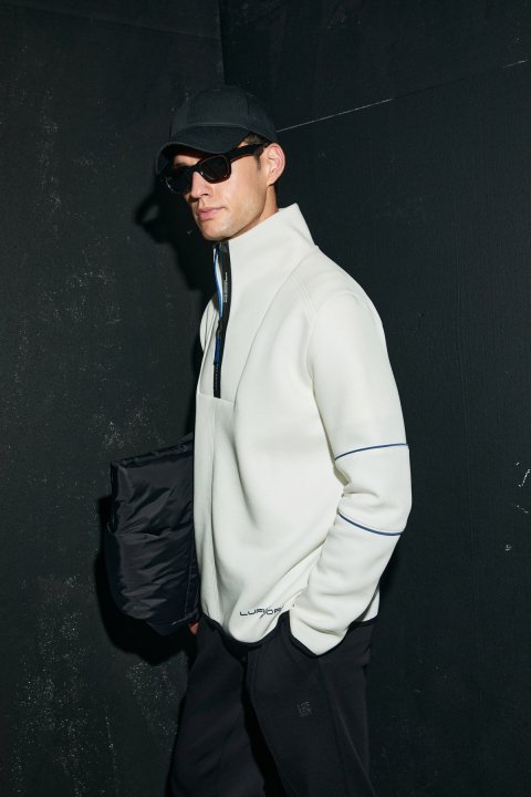 Art Men's Sweatshirt Off White - Lufian (1)