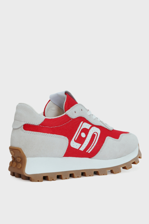 Arthur Erkek Deri Sneaker Ayakkabı Kırmızı - Lufian (1)