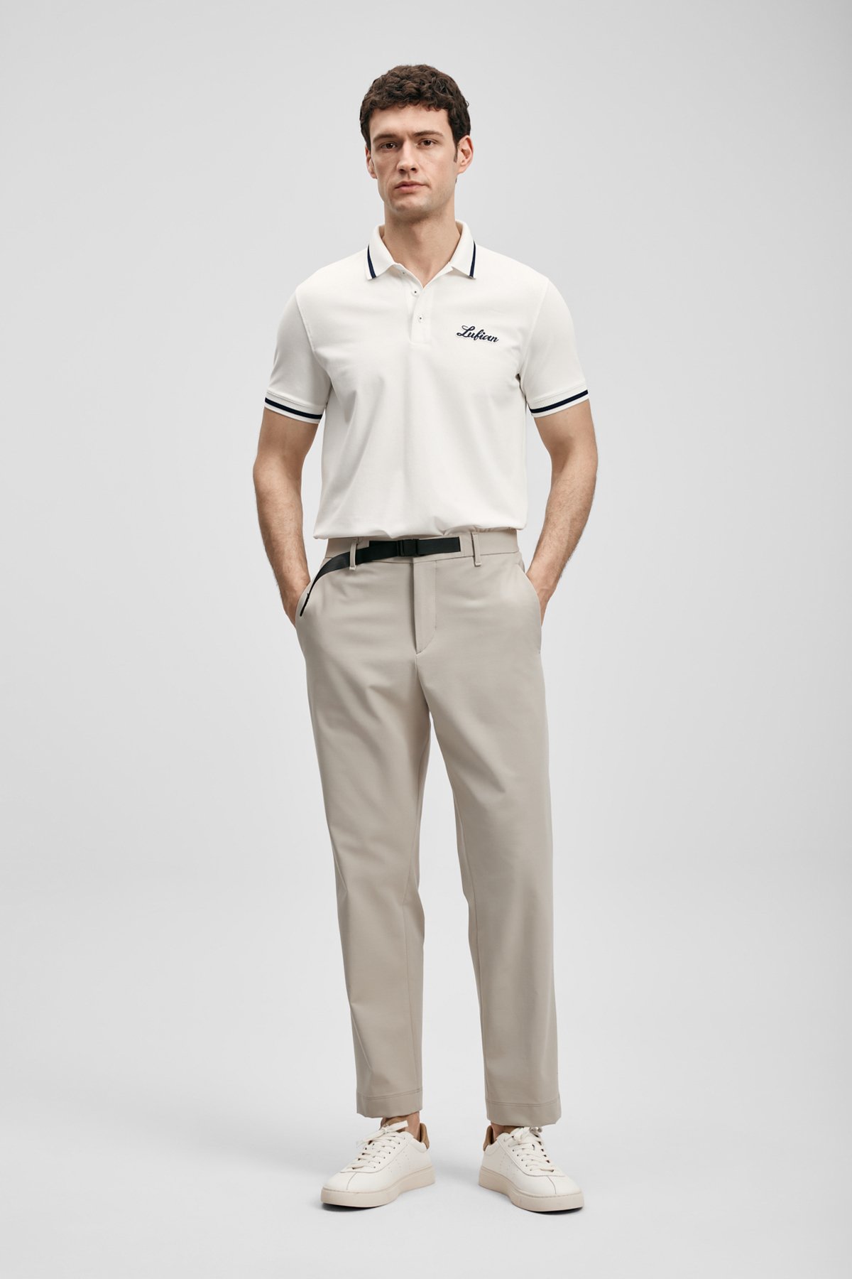 Artos Smart Erkek Polo Tişört Kırık Beyaz - Lufian (1)
