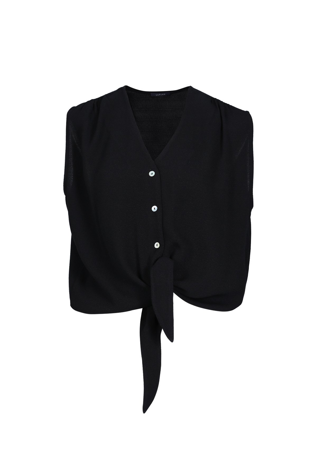 Barcelon Kadın Gömlek Siyah - Lufian