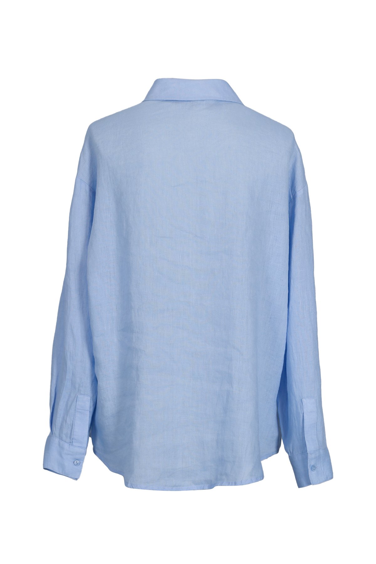 Barrı Women's Linen Shirt Blue - LUFIAN (1)