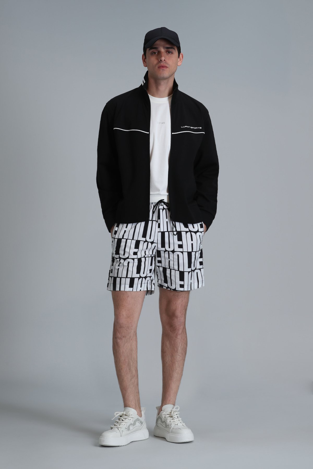 Bellamy Erkek Deniz Şortu Beyaz - Lufian