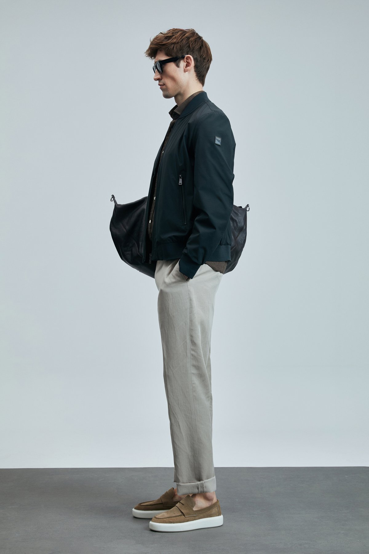 Bert Smart Erkek Chino Pantolon Slim Fit Bej - Lufian (1)