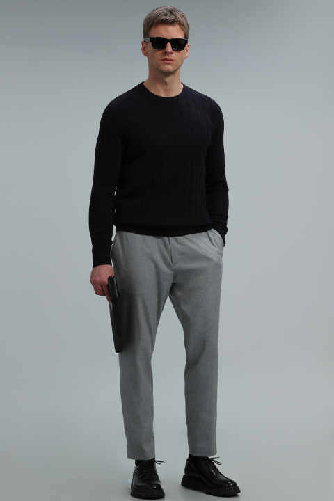 Best Erkek Kazak Koyu Lacivert - Lufian (1)