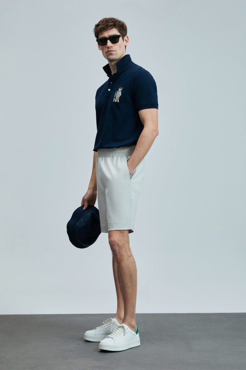 Best Smart Erkek Polo Tişört Lacivert - Lufian
