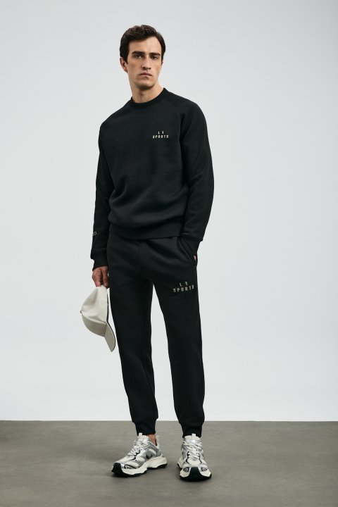 Male Sweatshirt Black - Lufian