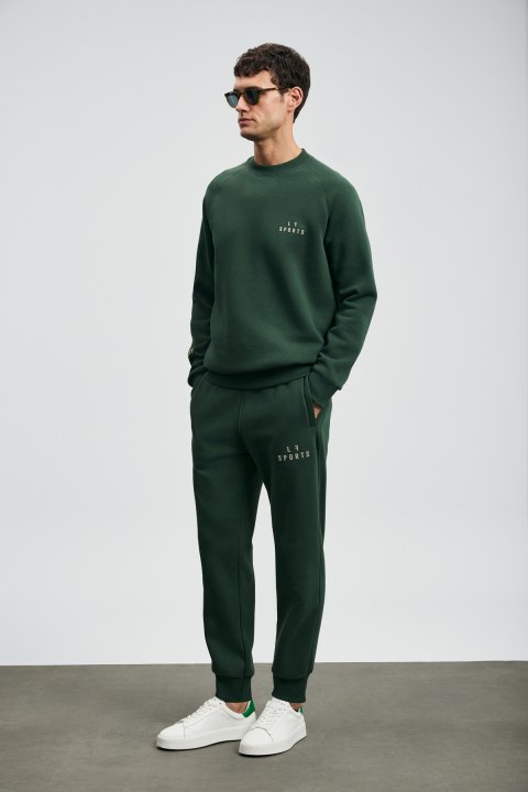 Beta Men's Sweatpants Grass Green - Lufian