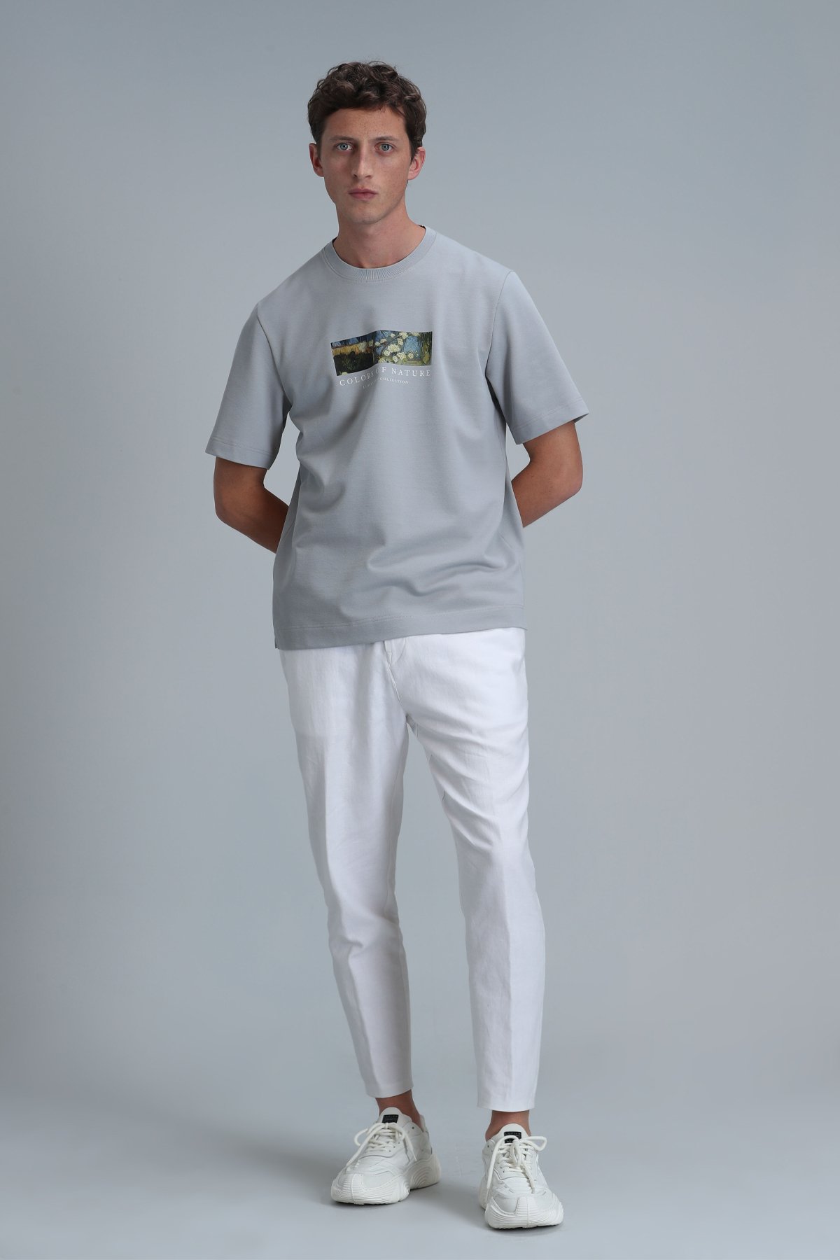 Bıanca Modern Grafik T- Shirt Nane Yeşili - Lufian (1)