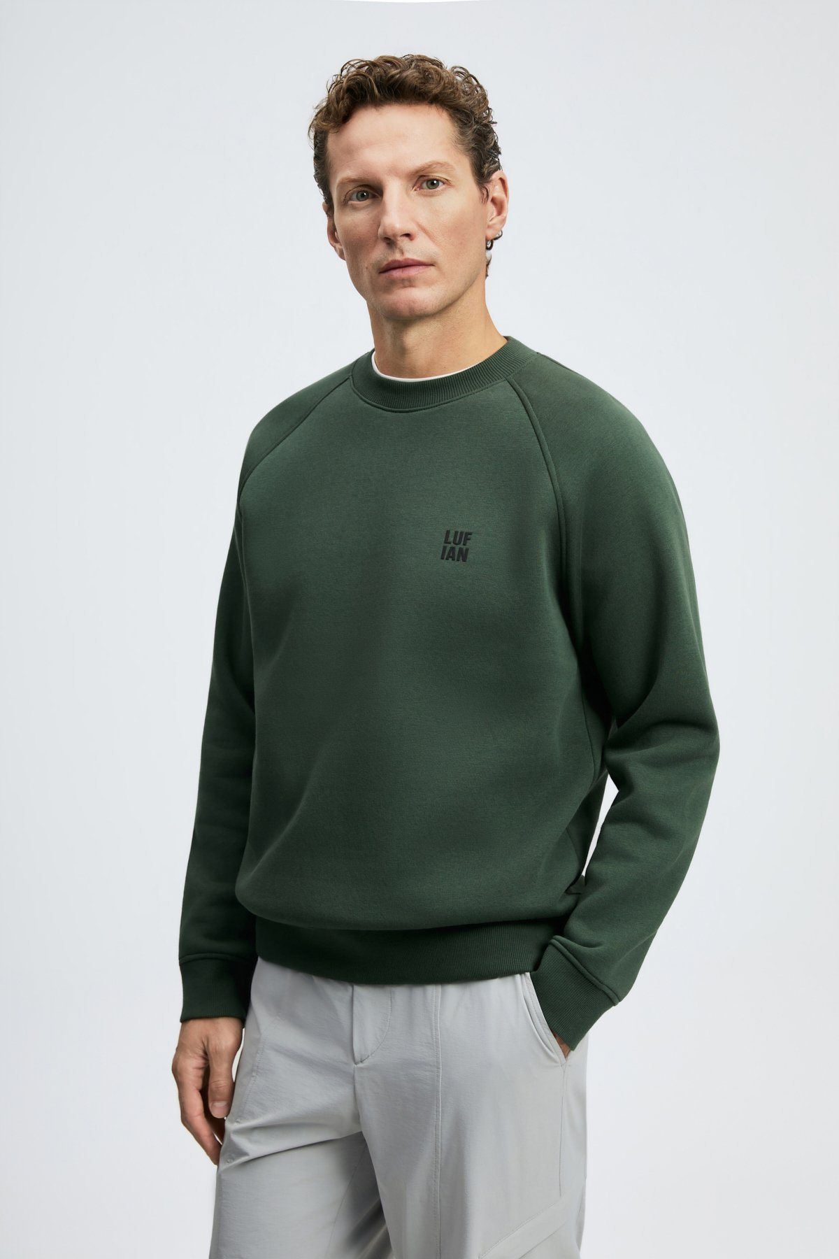 Blake Erkek Sweatshirt Çimen Yeşili - Lufian