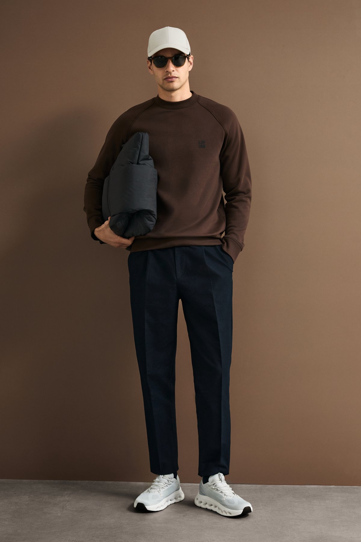 Male Sweatshirt Brown - Lufian