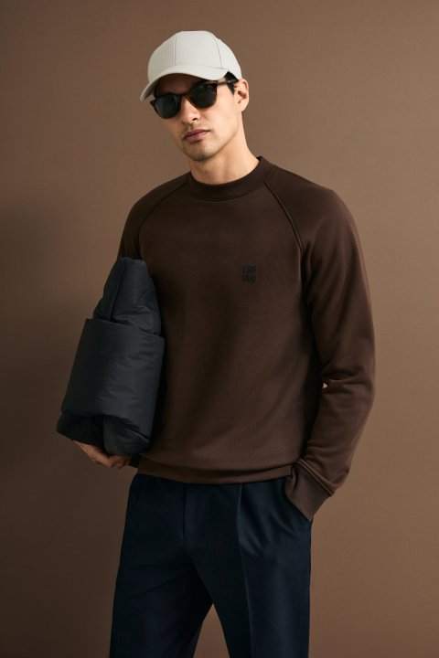 Male Sweatshirt Brown - Lufian