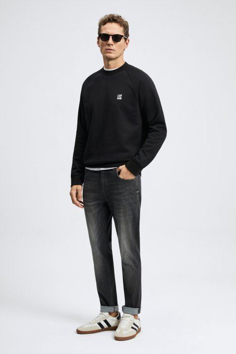 Male Sweatshirt Black - Lufian