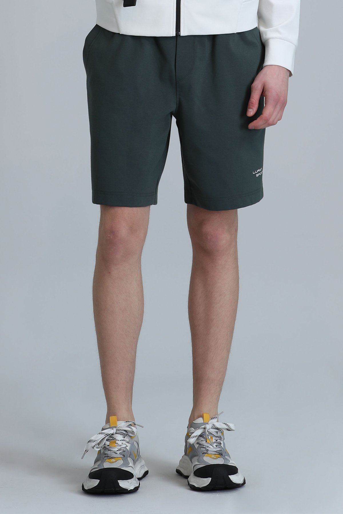 Blue Erkek Şort Eşofman Koyu Yeşil - Lufian (1)