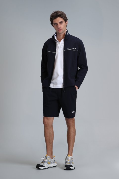 Blue Erkek Şort Eşofman Lacivert - Lufian (1)