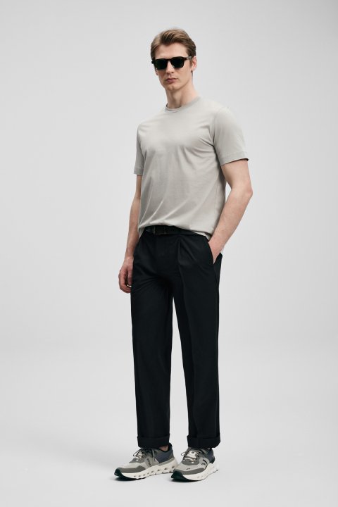 Bran Modern Graphic T-Shirt Beige - Lufian (1)