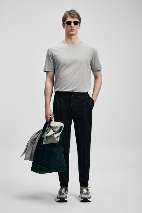 Bran Modern Graphic T-Shirt Grey - Lufian