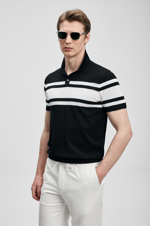 Brando Men's Modal Blend Sweater Black - Lufian