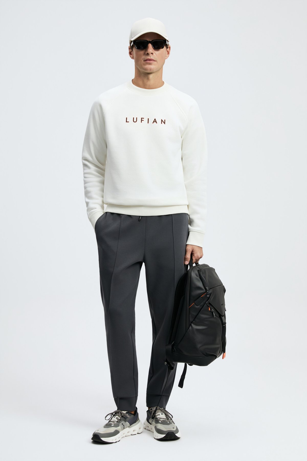Bren Erkek Sweatshirt Kırık Beyaz - Lufian (1)