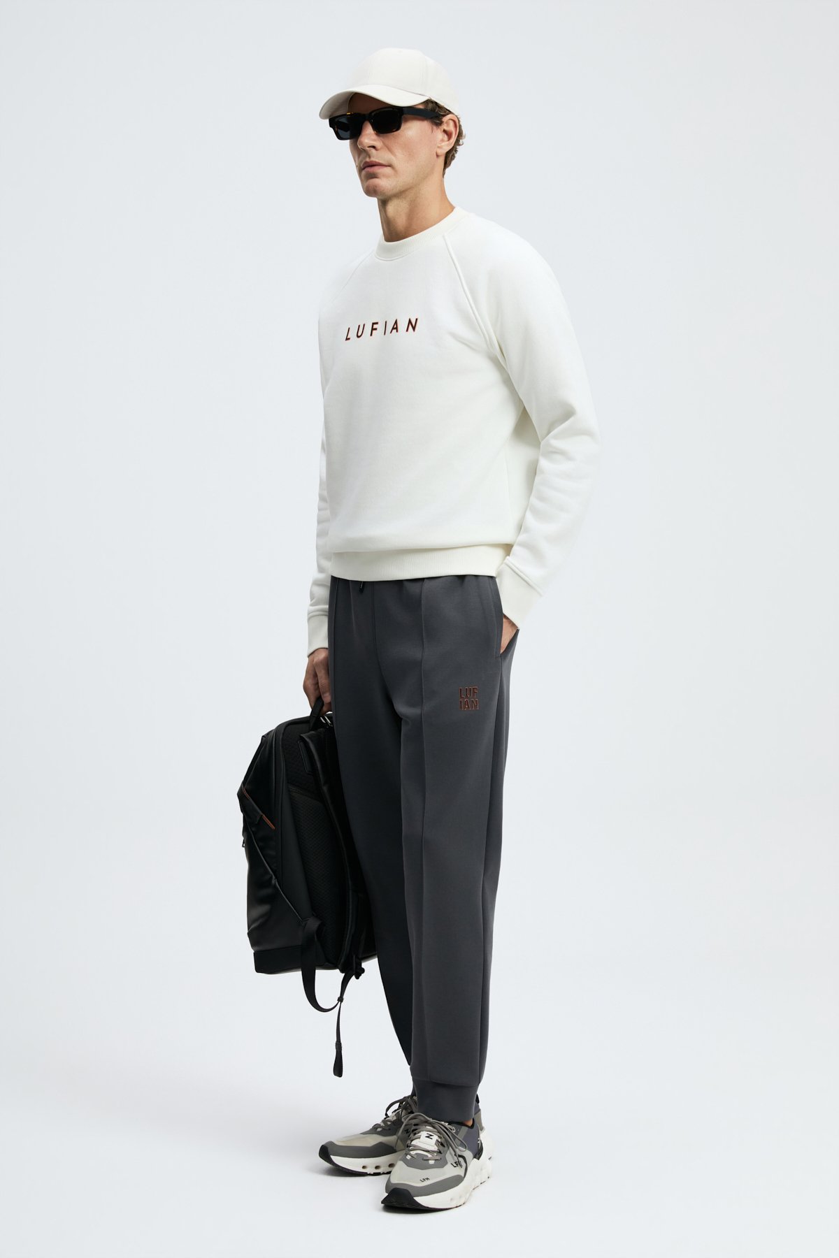 Male Sweatshirt Off Whıte - Lufian