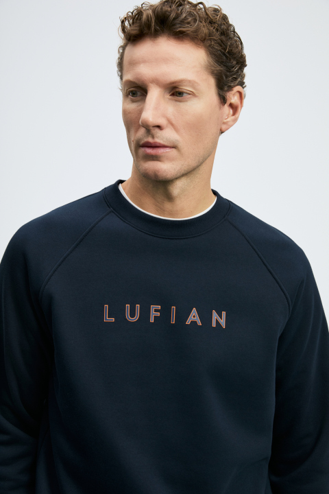 Bren Erkek Sweatshirt Lacivert - Lufian
