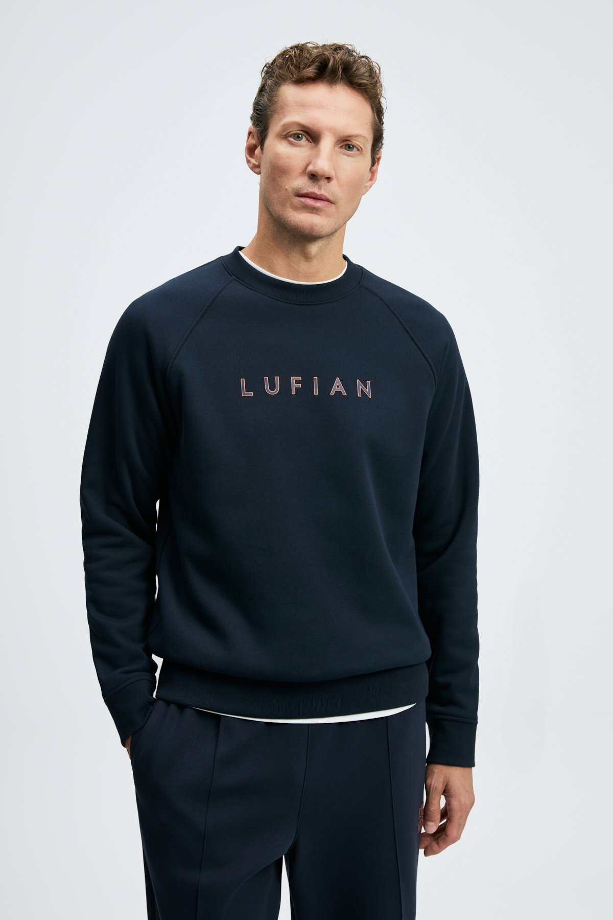 Bren Erkek Sweatshirt Lacivert - LUFIAN