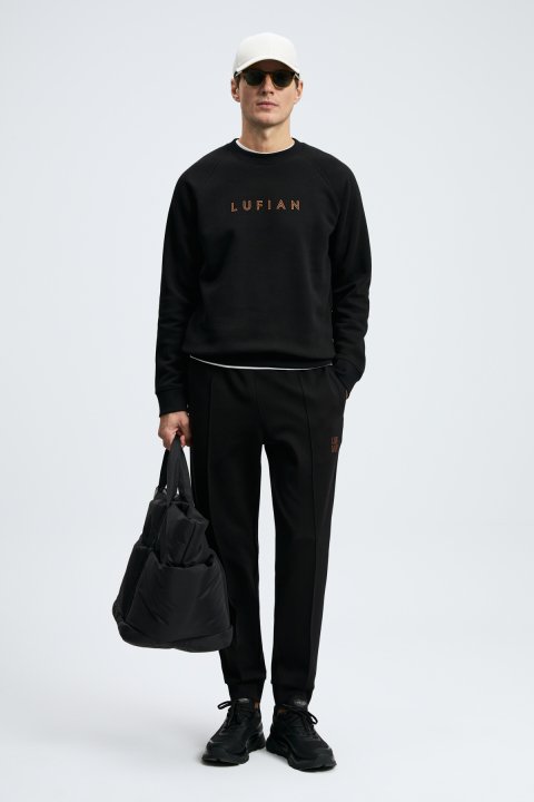 Bren Erkek Sweatshirt Siyah - LUFIAN (1)