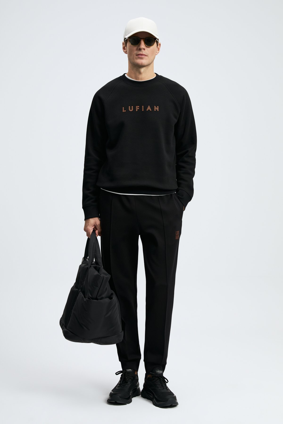 Male Sweatshirt Black - Lufian