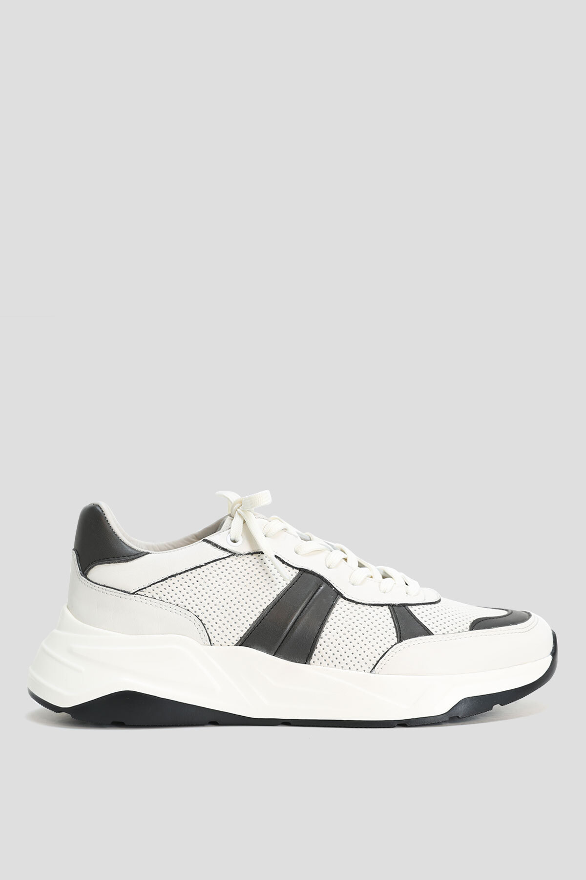 Brezza Erkek Deri Sneaker Ayakkabı Beyaz