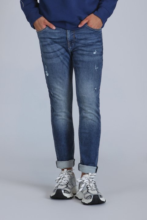 Brıce Smart Jeans Men's Trousers Slim Fit Blue - Lufian (1)