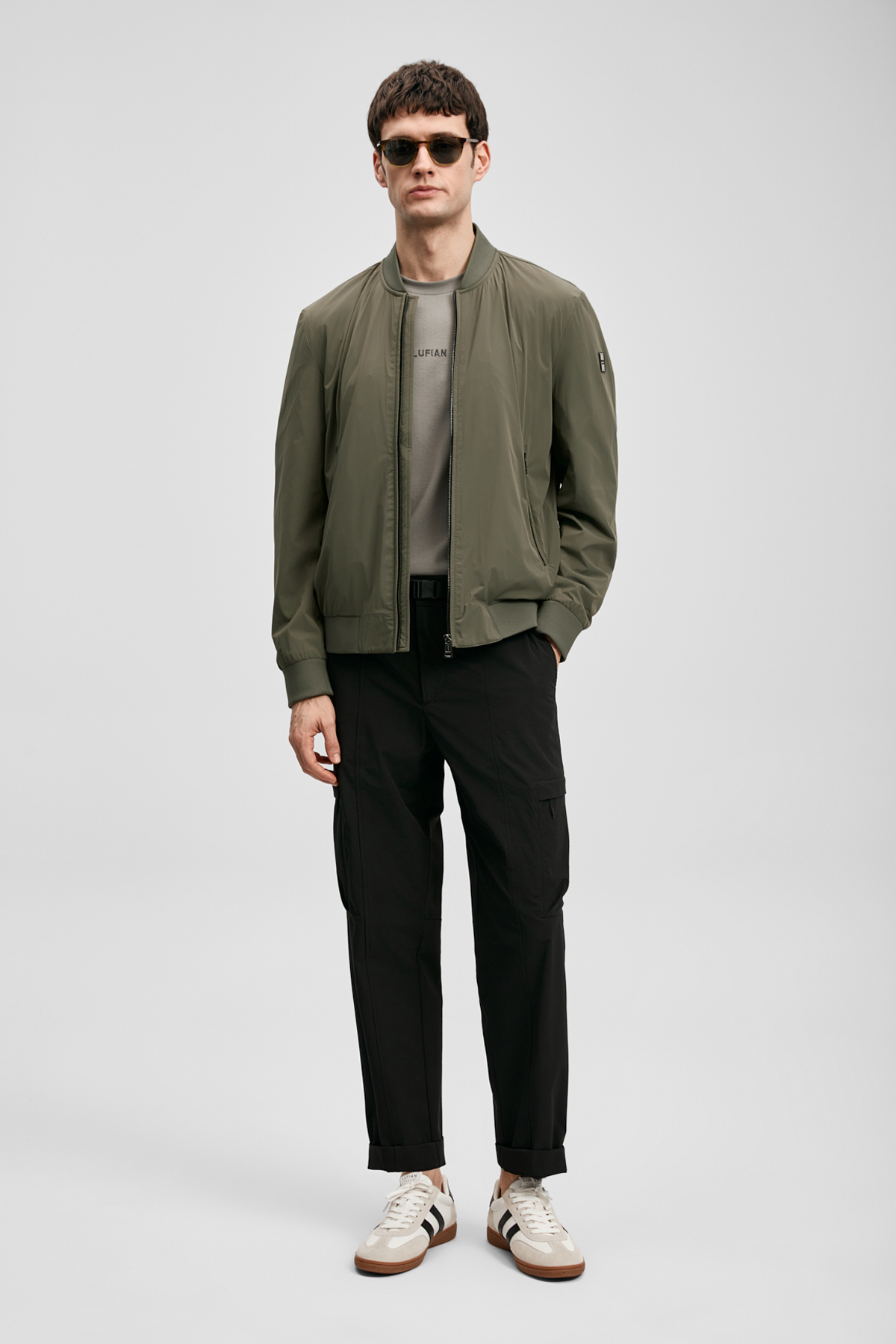 Brooks Herrenmantel-Khaki - LUFIAN (1)