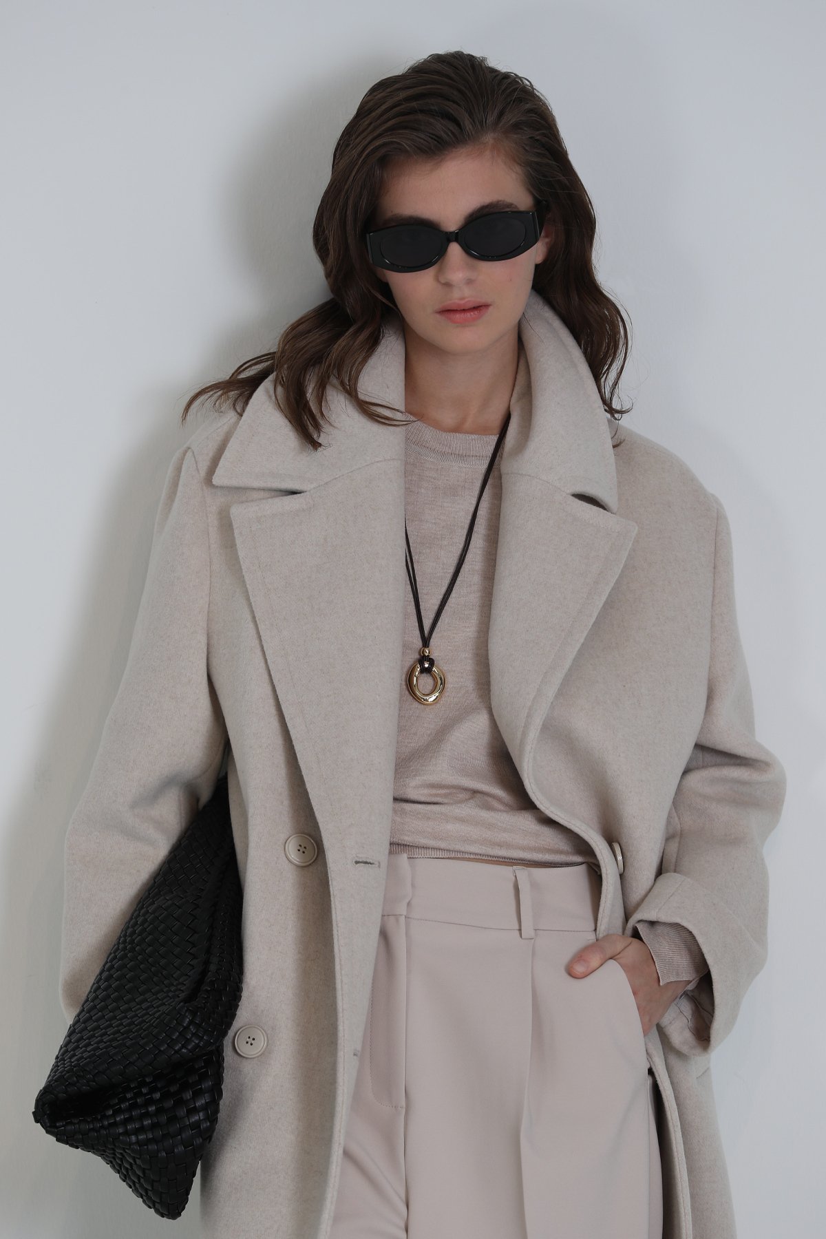 Burnıe Women's Coat Beige - LUFIAN (1)