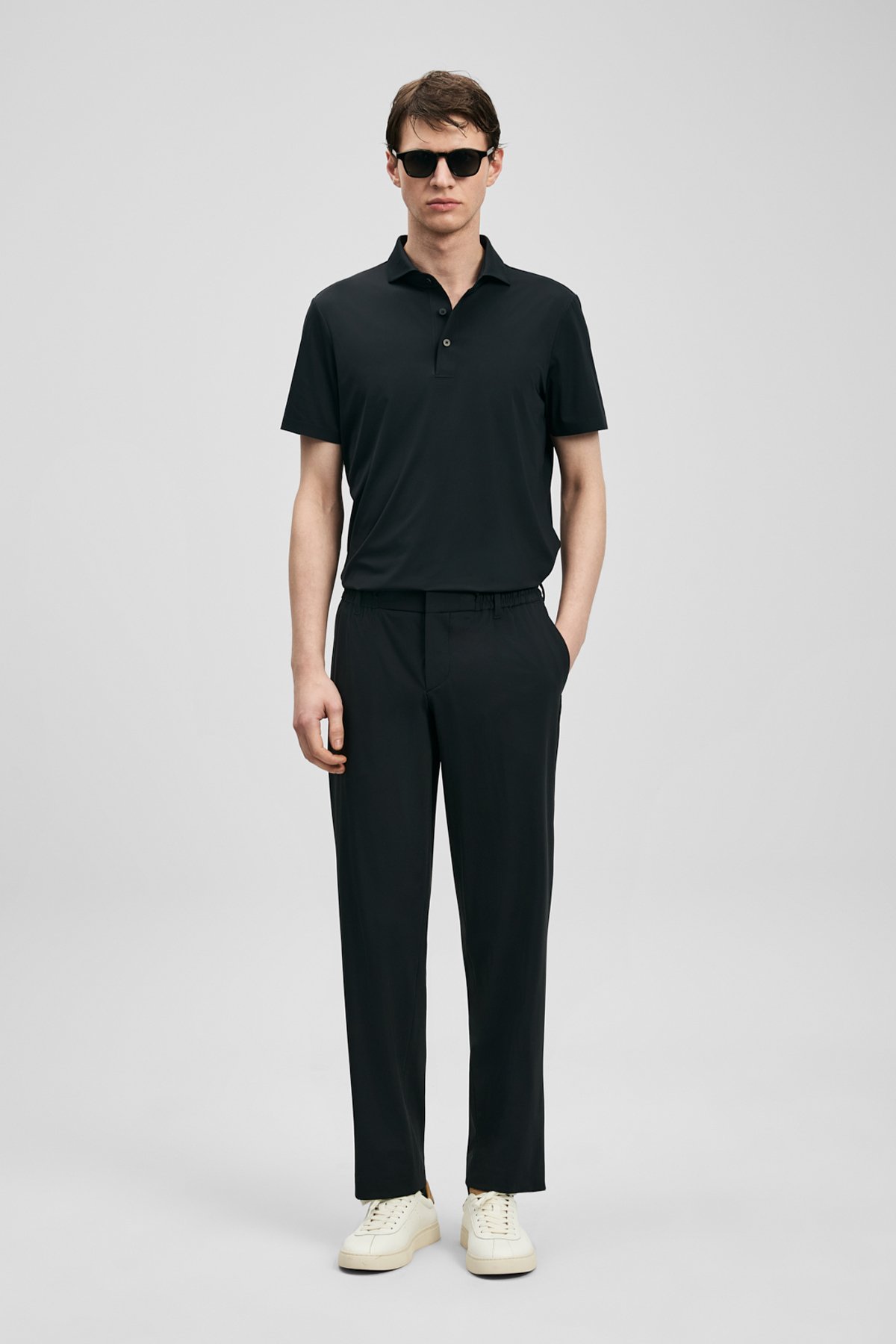 Calep Smart Erkek Chino Pantolon Slim Fit Siyah - Lufian