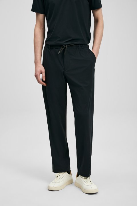 Calep Smart Erkek Chino Pantolon Slim Fit Siyah - Lufian (1)
