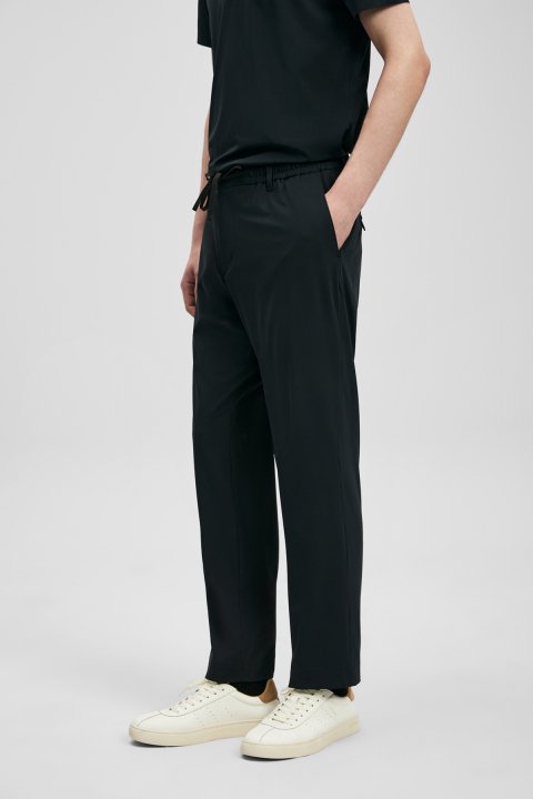 Calep Smart Erkek Chino Pantolon Slim Fit Siyah - LUFIAN