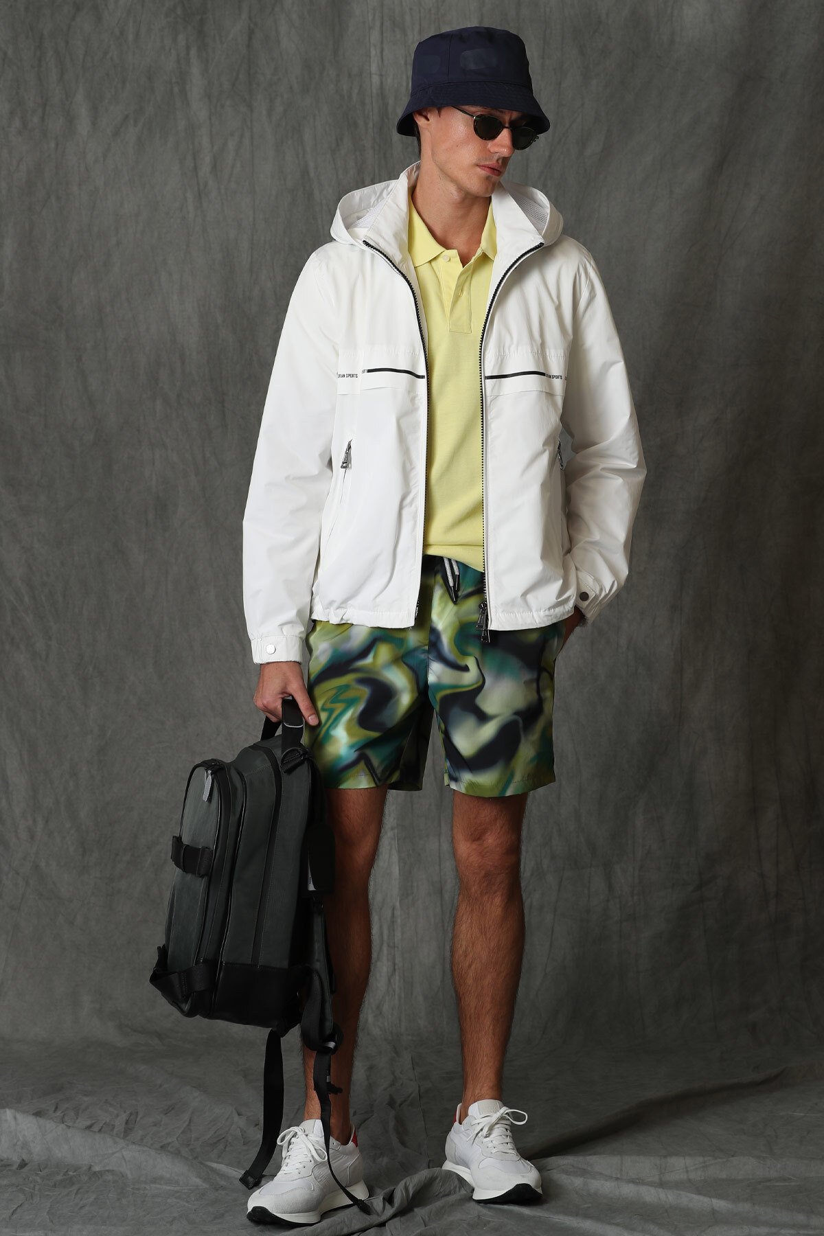 Cannel Erkek Deniz Şortu Yeşil - Lufian