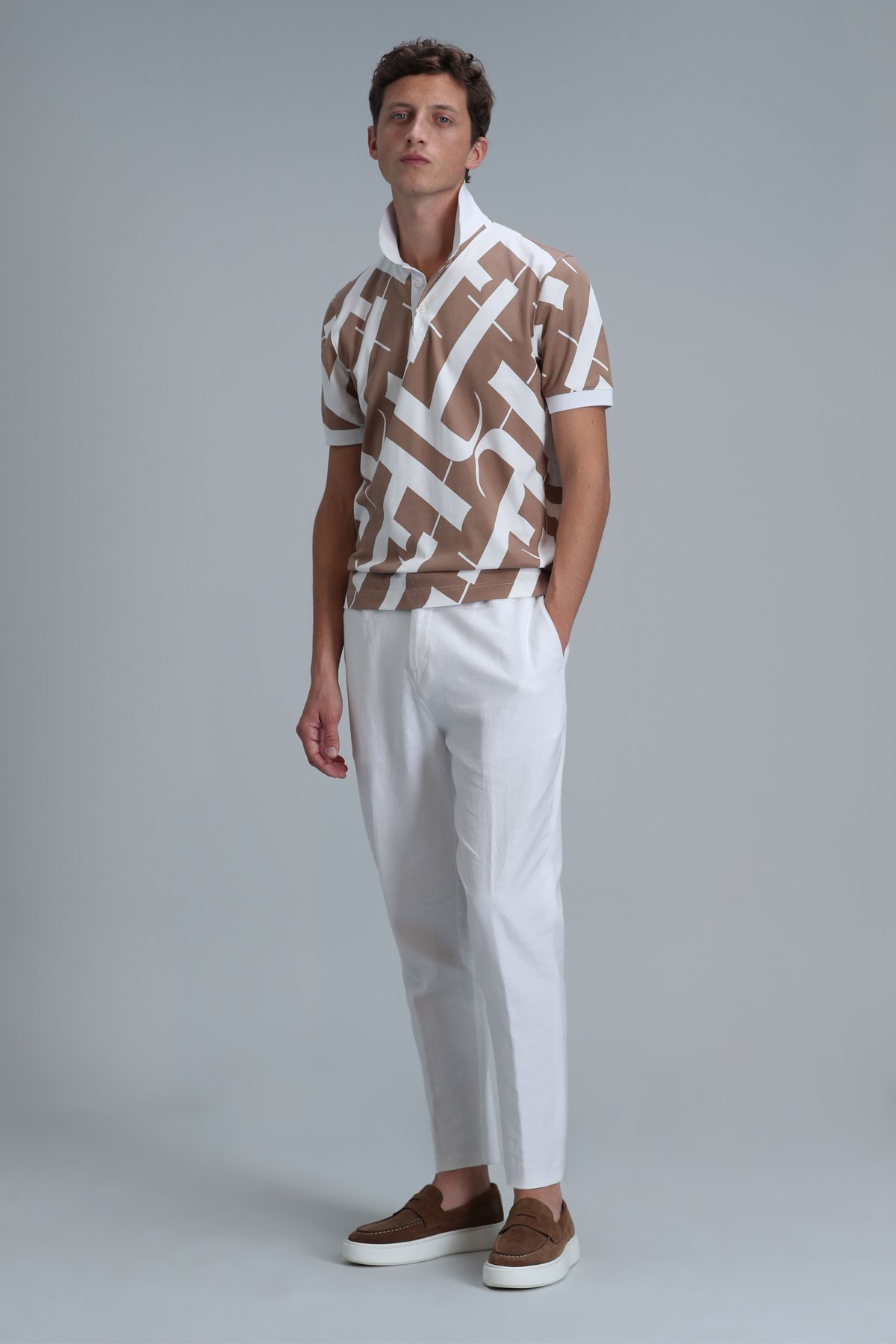 Cara Smart Erkek Polo Tişört Bakır - Lufian (1)