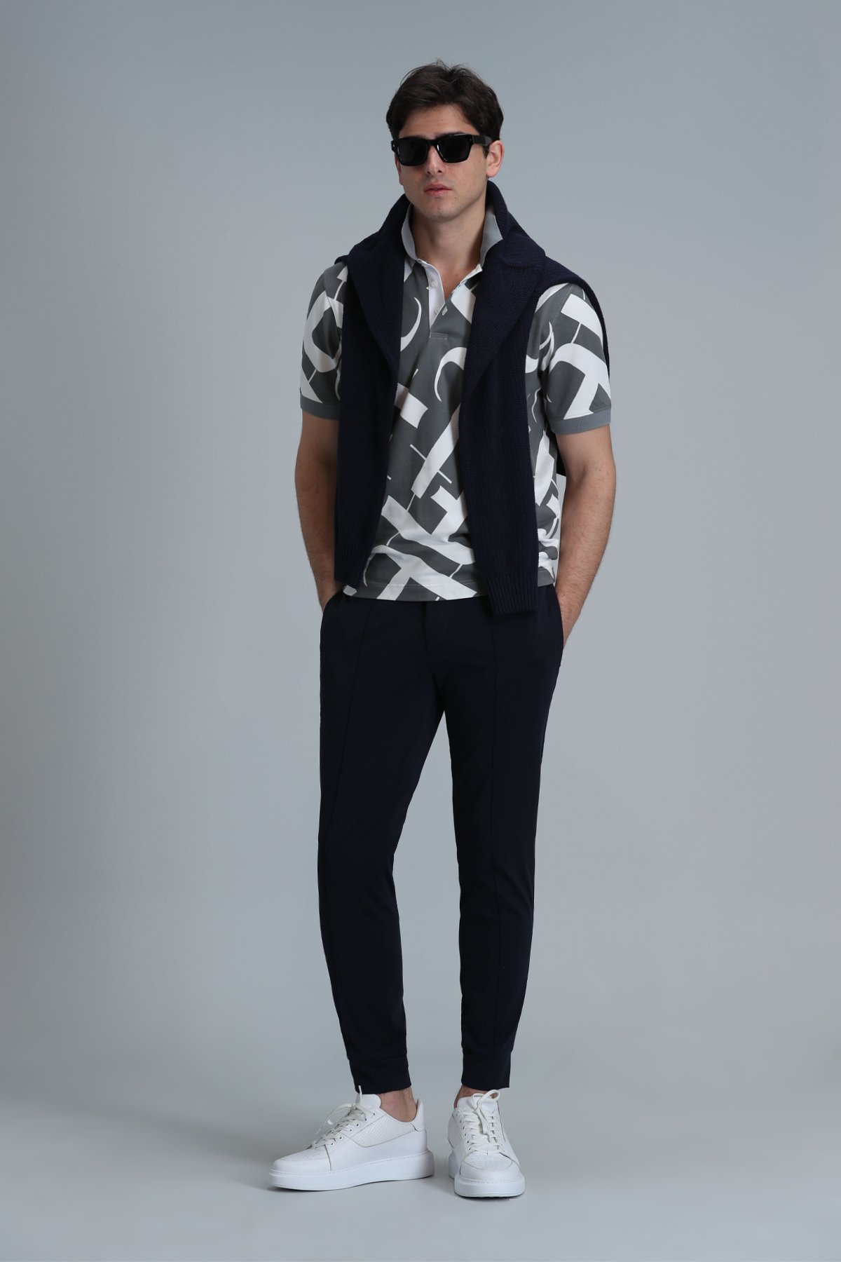 Cara Smart Erkek Polo Tişört Nefti Yeşil - Lufian (1)