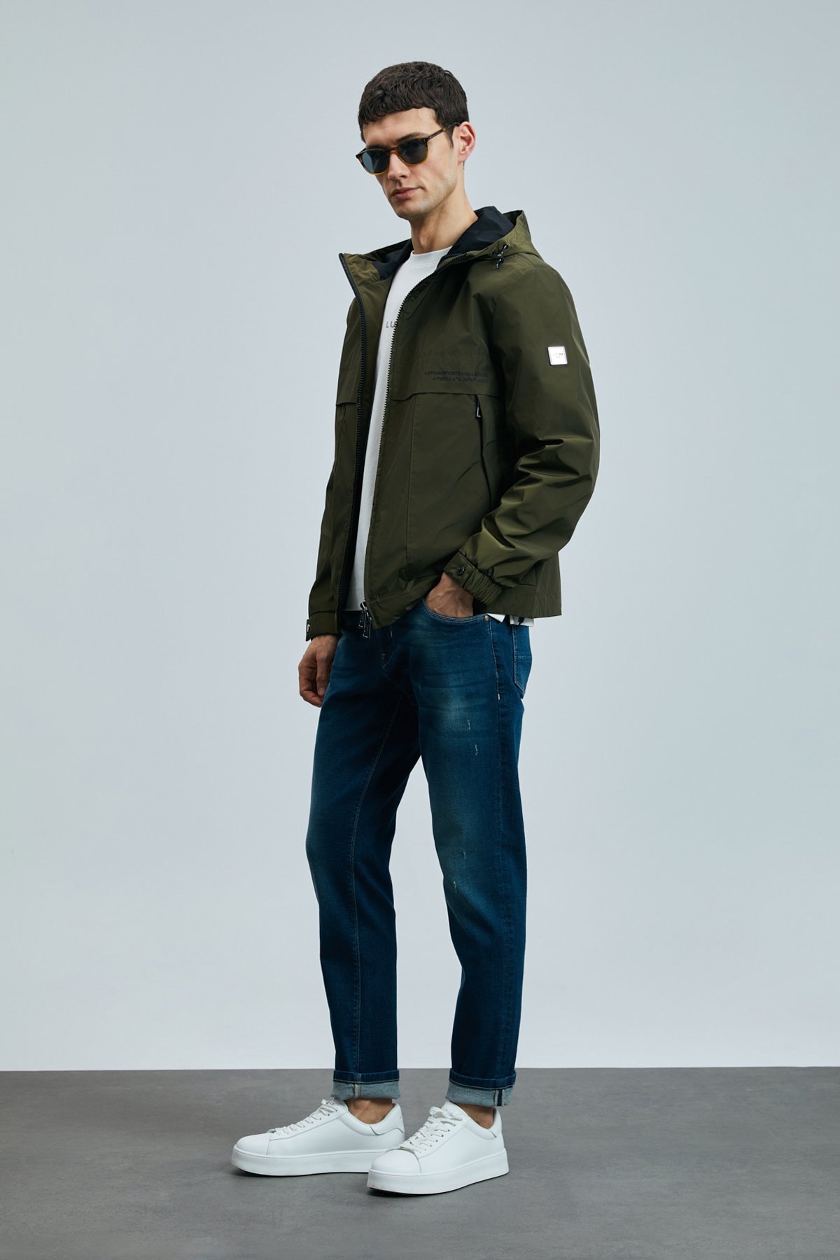 Carlo Smart Jean Erkek Pantolon Slim Fit Mavi - Lufian (1)