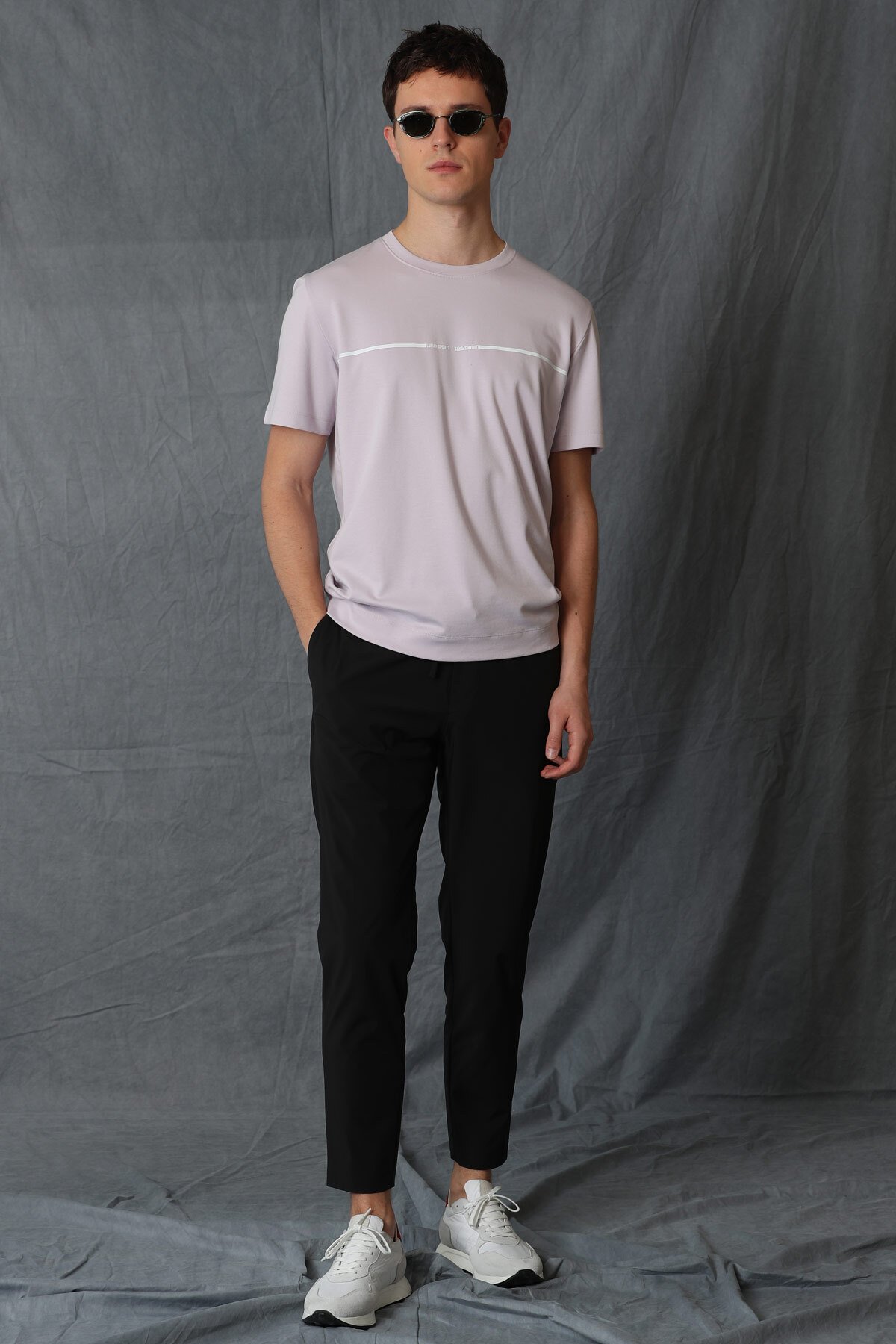 Carny Erkek Basic Tişört Lila - Lufian (1)