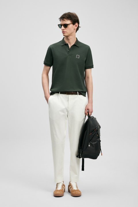 Carter Smart Erkek Polo Tişört Haki - LUFIAN (1)
