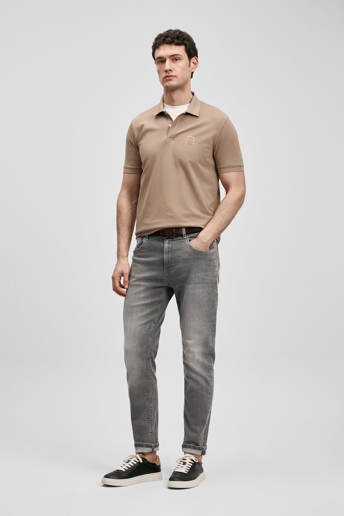 Carter Smart Erkek Polo Tişört Toprak - Lufian