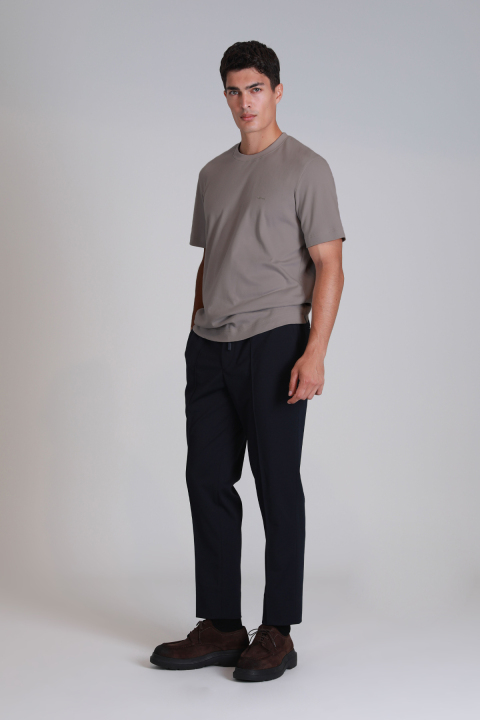 Casa Erkek Basic Tişört Kum - Lufian (1)