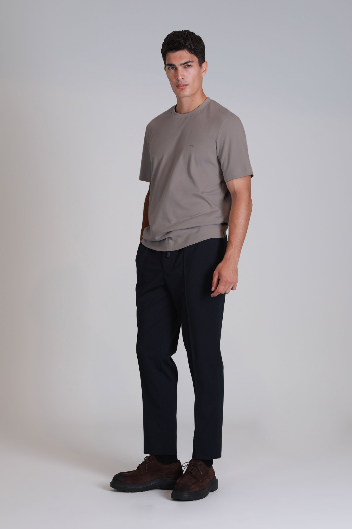 Casa Erkek Basic Tişört Kum - Lufian (1)