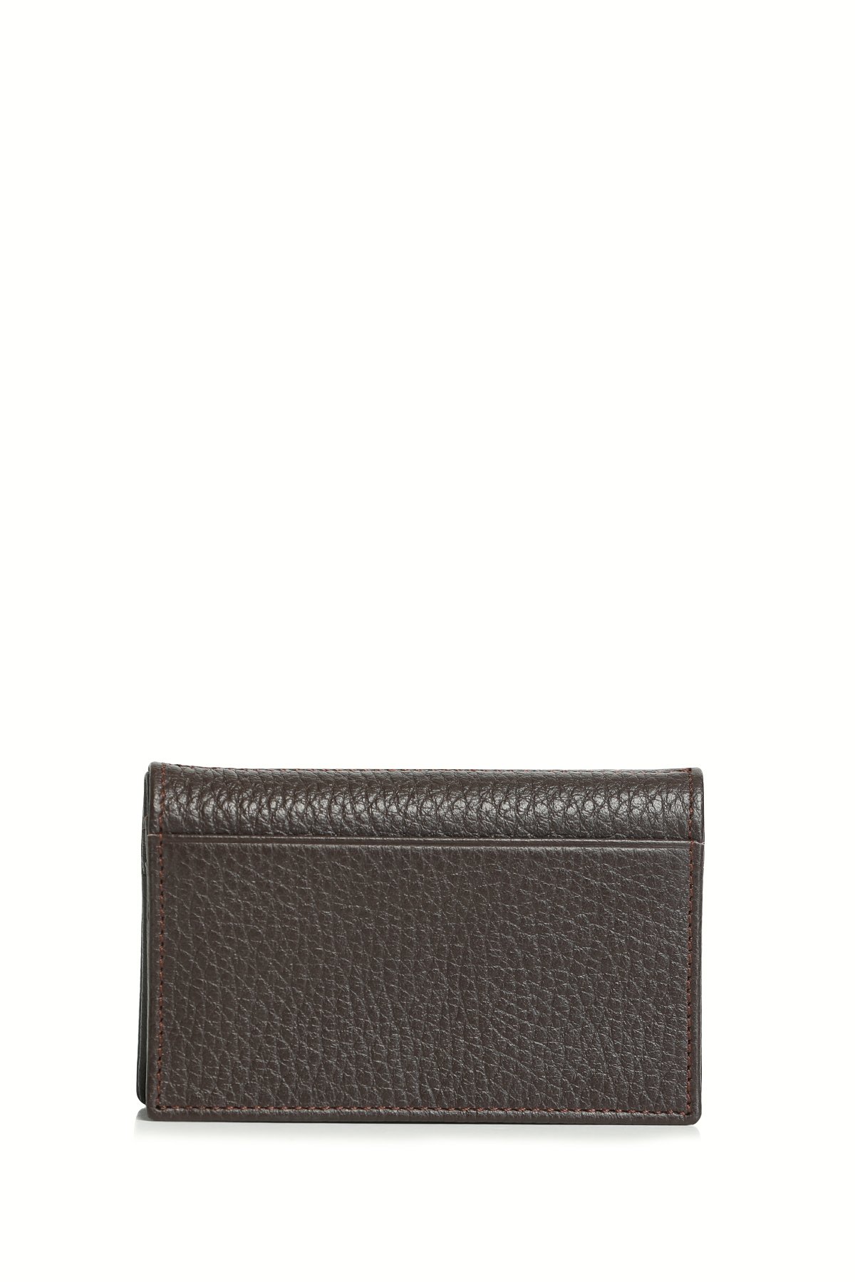Cate Men's Leather Card Holder Brown - LUFIAN (1)