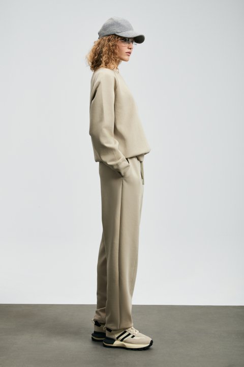 Cessıe Örme Kadın Eşofman Altı Bej - Lufian (1)